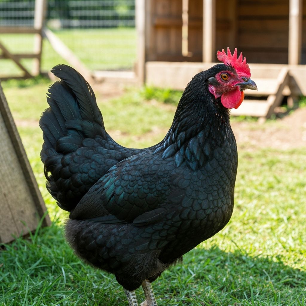 Healthy chicken after recovery